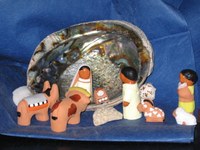 Crèche B2 - Santons de terre cuite 6 cm